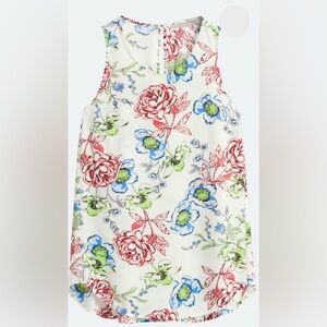 DAINEL RAINN Albado Crew Neck Floral Sleeveless Top - Size Large